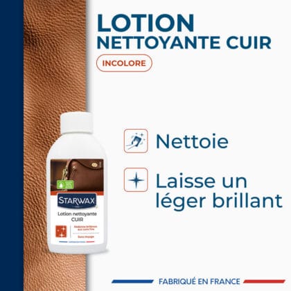 Lotion nettoyante sans rinçage pour cuirs délicats Starwax