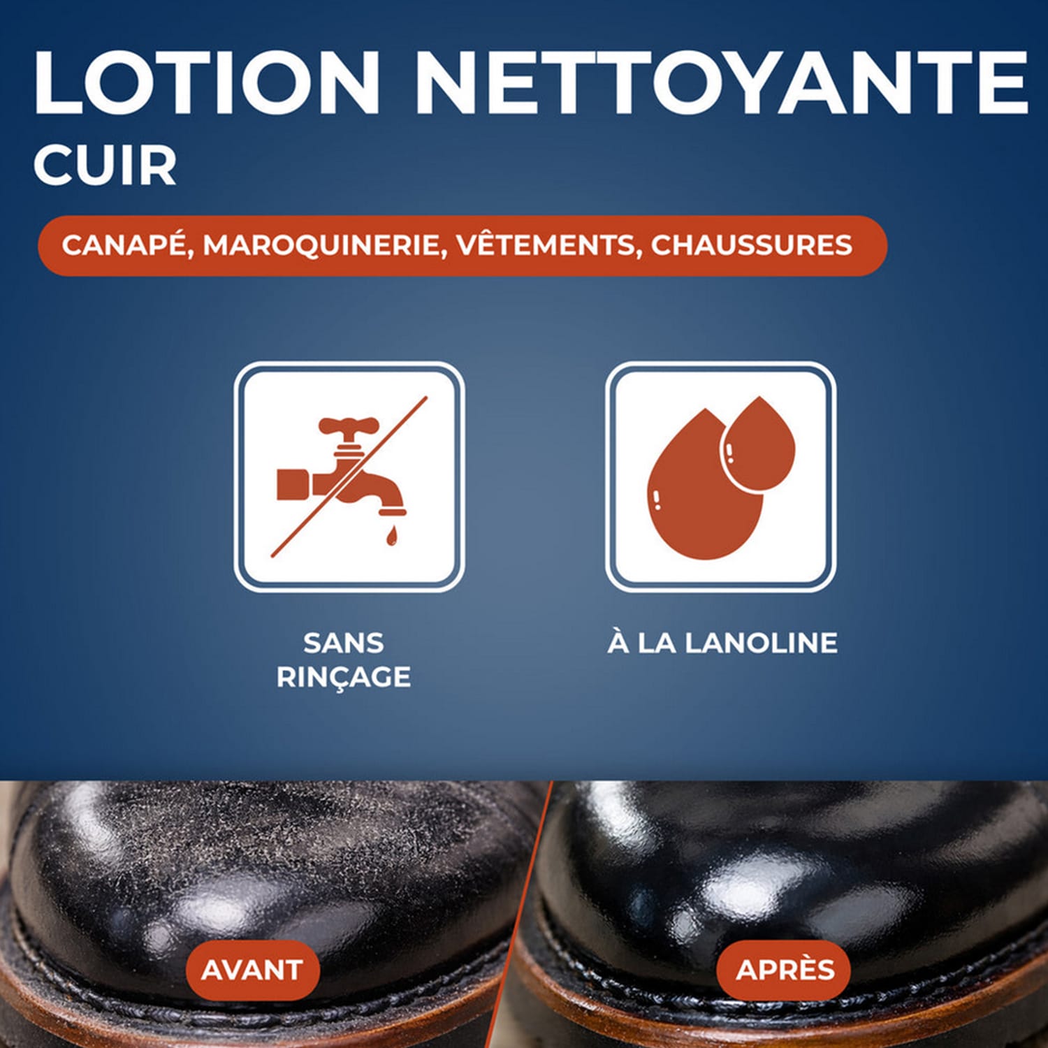 Lotion nettoyante sans rinçage pour cuirs délicats Starwax