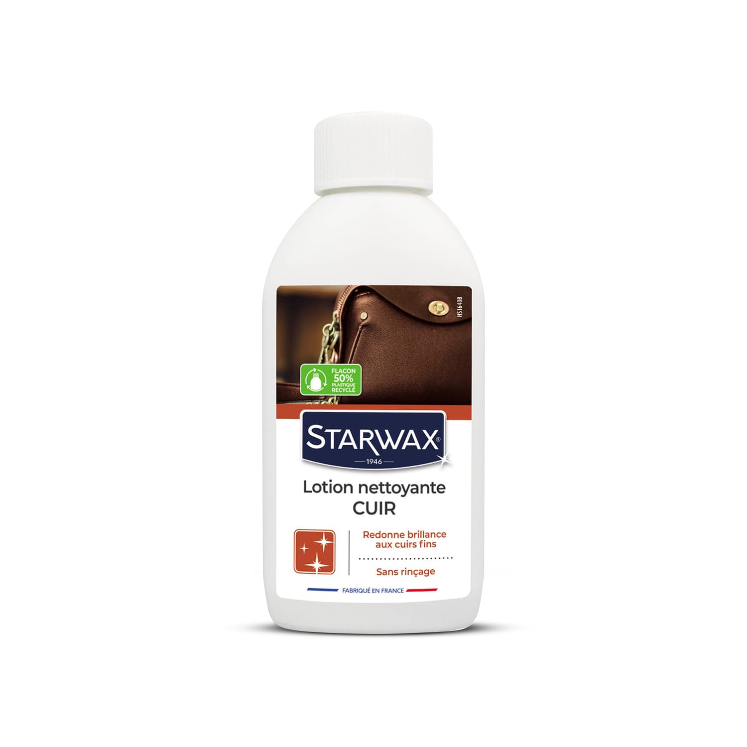 Lotion nettoyante sans rinçage pour cuirs délicats Starwax