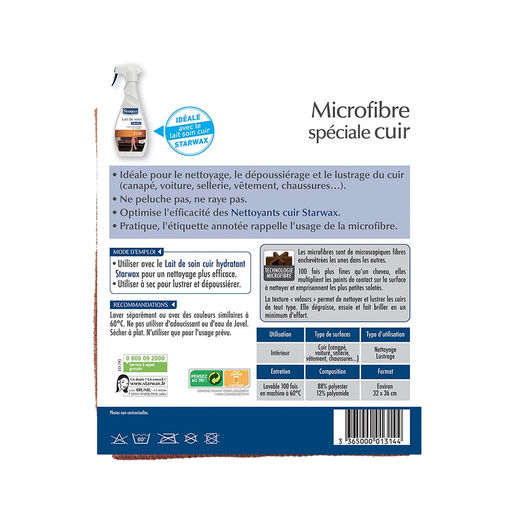 Microfibre spéciale cuir Starwax – Image 2
