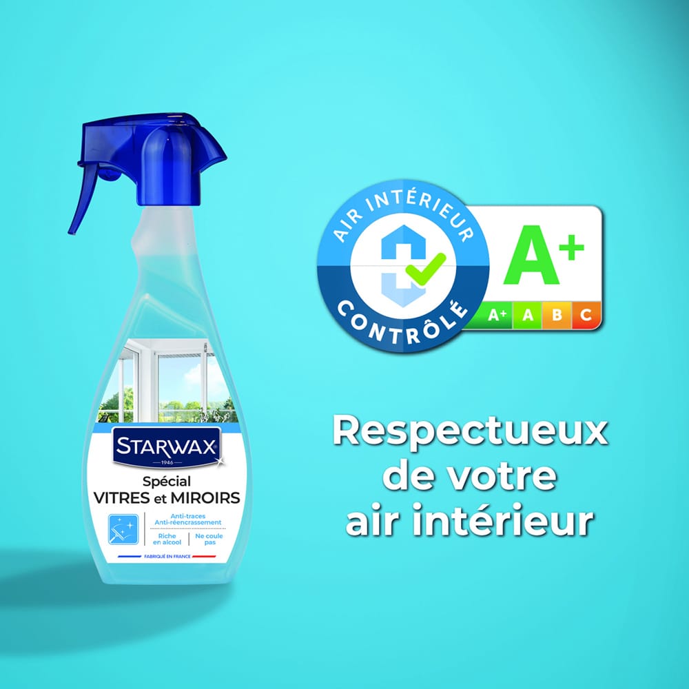 Nettoyant spécial vitres et miroirs Starwax 500ml – Image 3