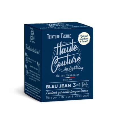 Teinture Textile Bleu Jean Haute Couture