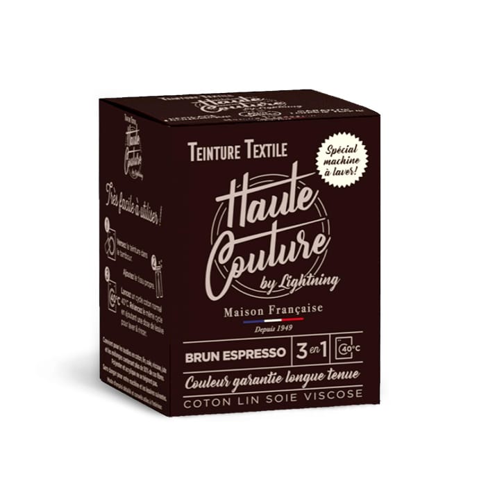 Teinture Textile Brun Expresso Haute Couture