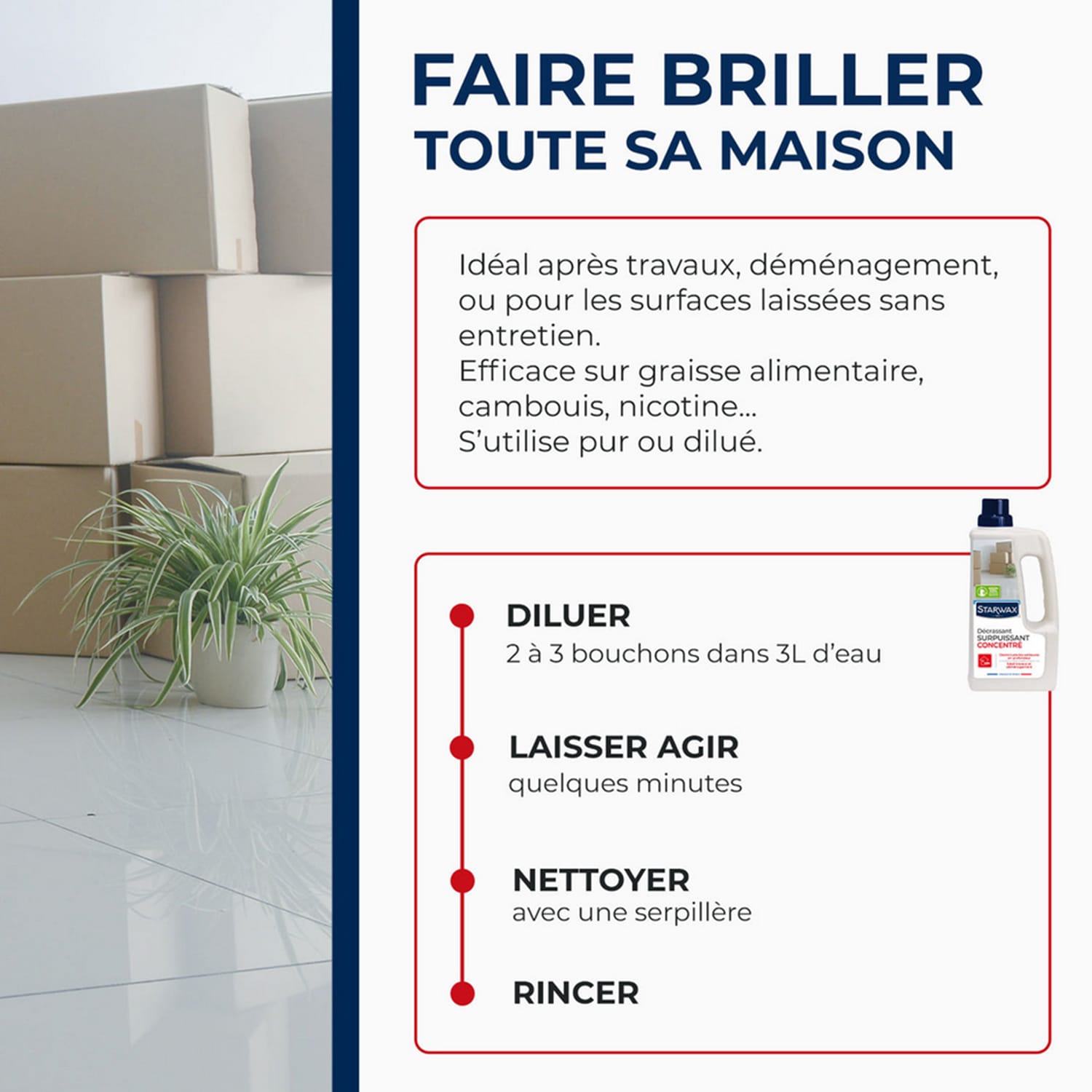 Décrassant surpuissant concentré Starwax 1L