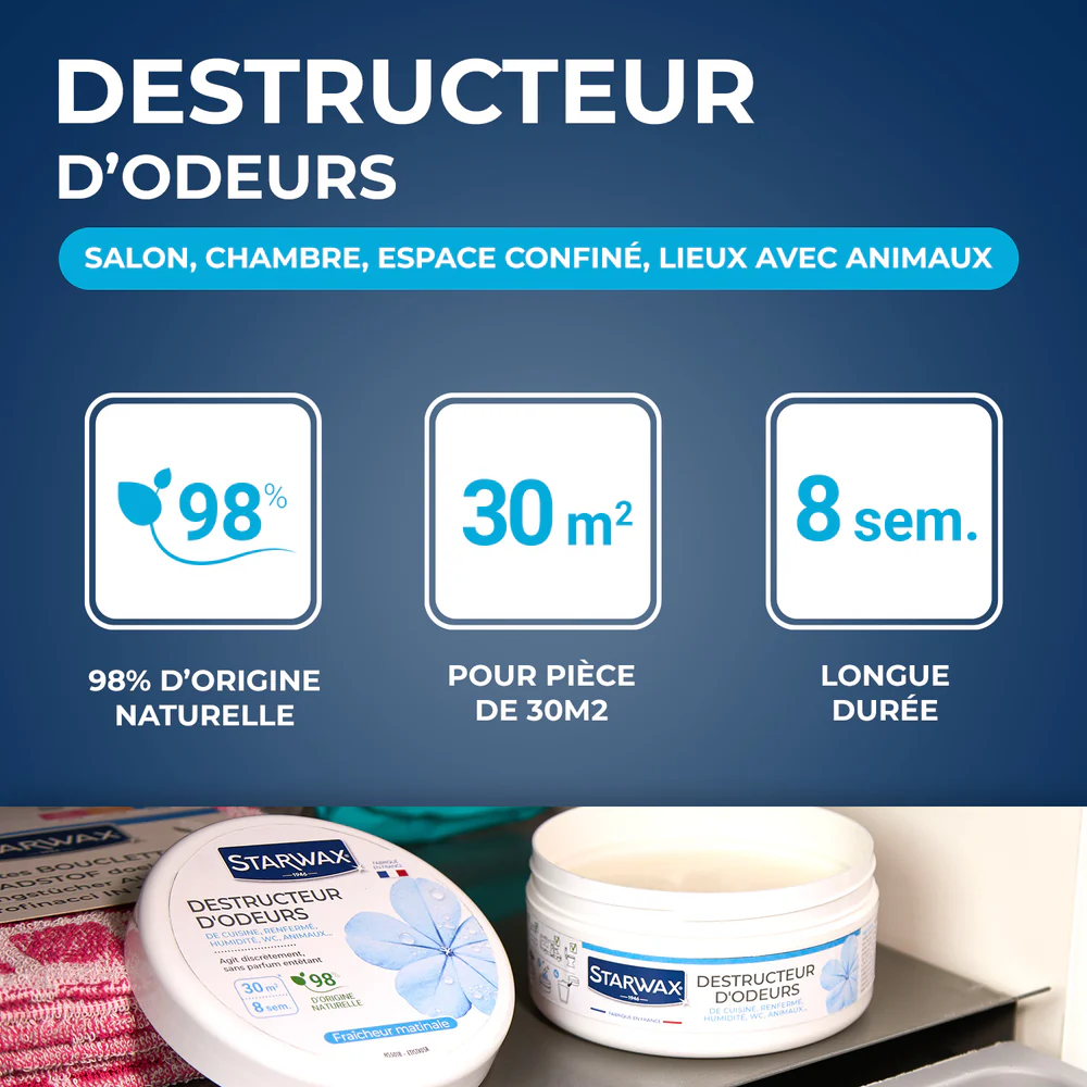 Destructeur d'odeurs Starwax 300g