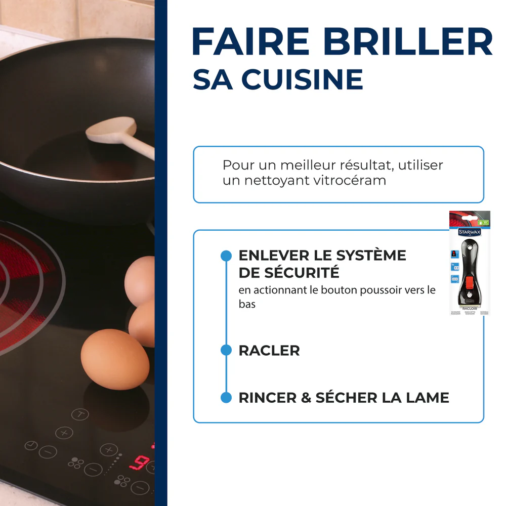 Racloir induction et vitro Starwax