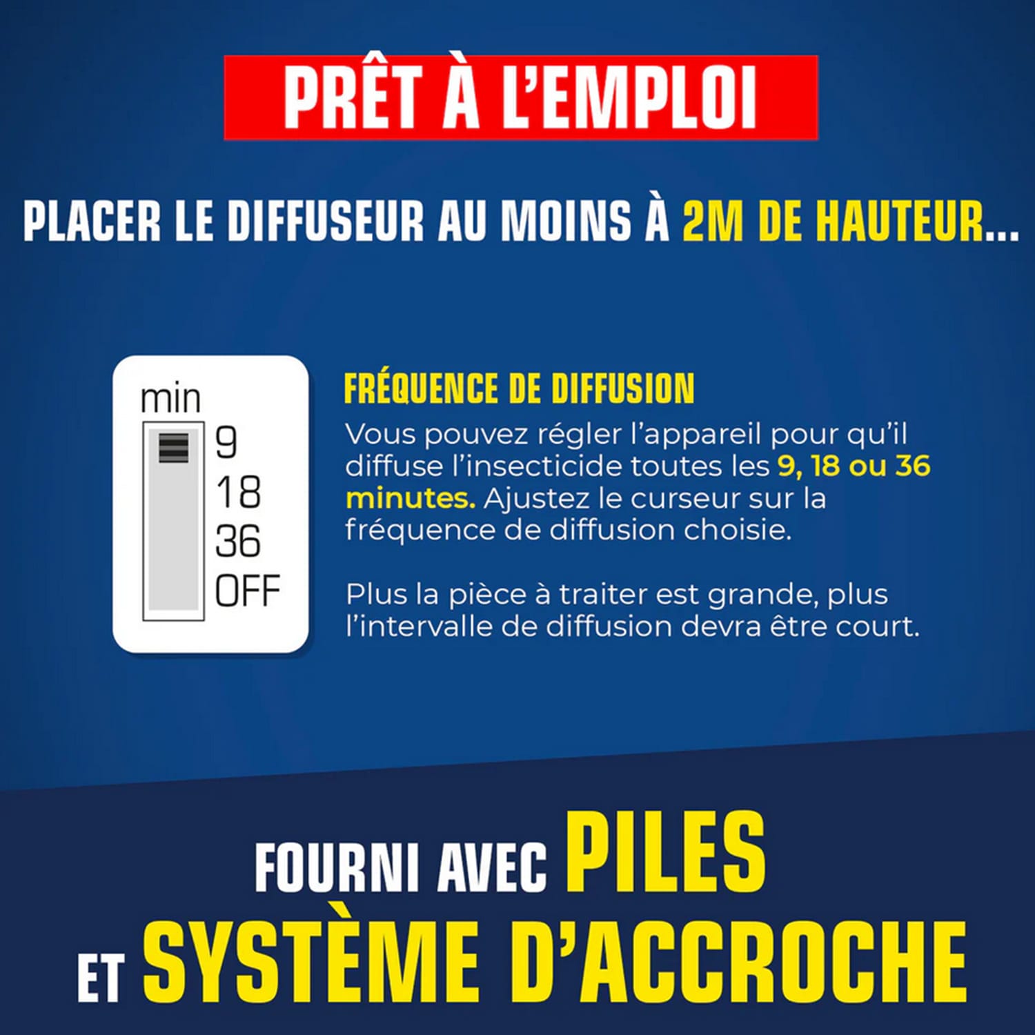 Diffuseur automatique contre les mouches et moustiques K.pro
