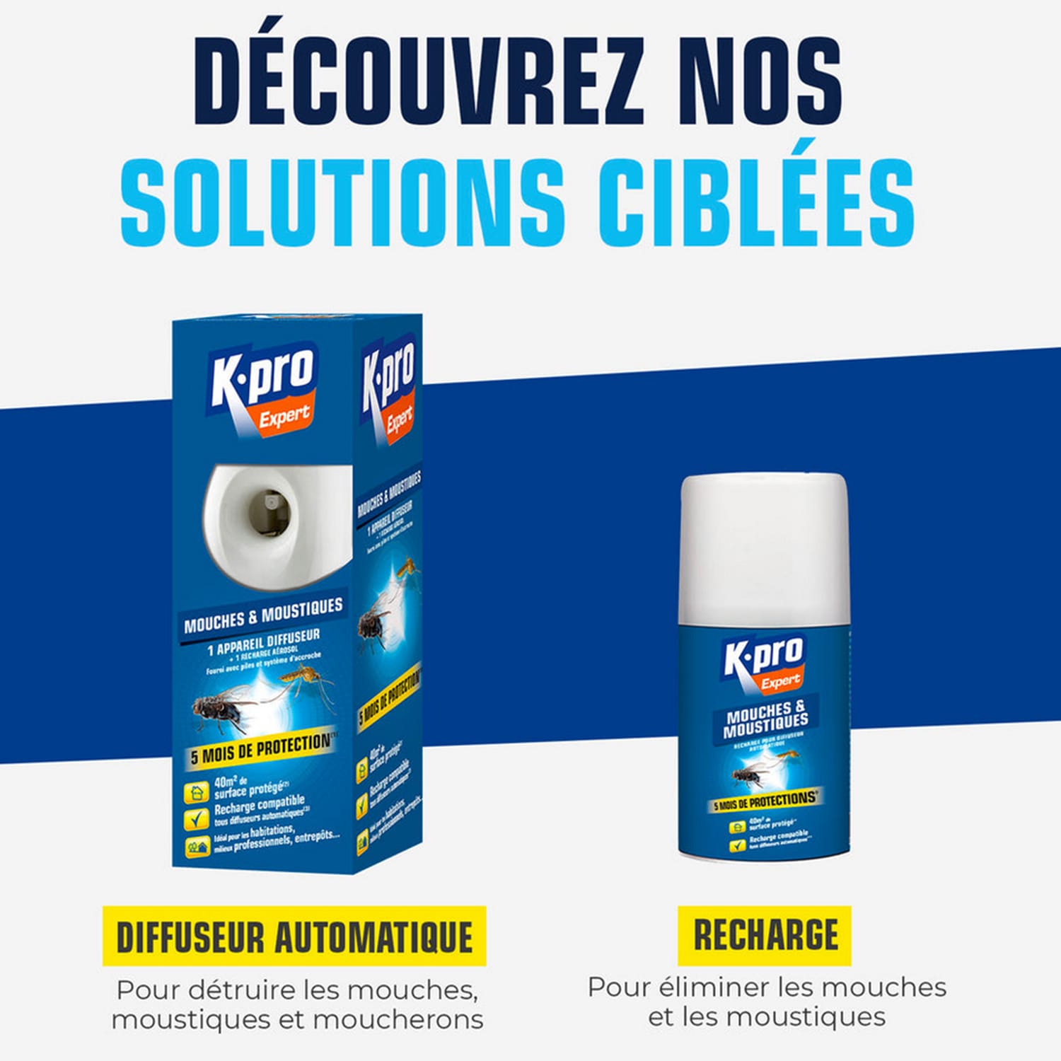Diffuseur automatique contre les mouches et moustiques K.pro