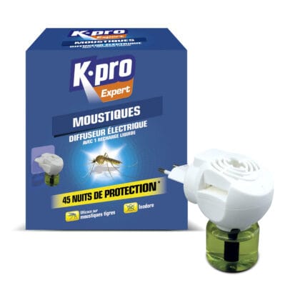 Diffuseur électrique + recharge anti-moustiques K.pro Expert