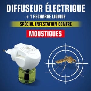 Diffuseur électrique + recharge anti-moustiques K.pro Expert