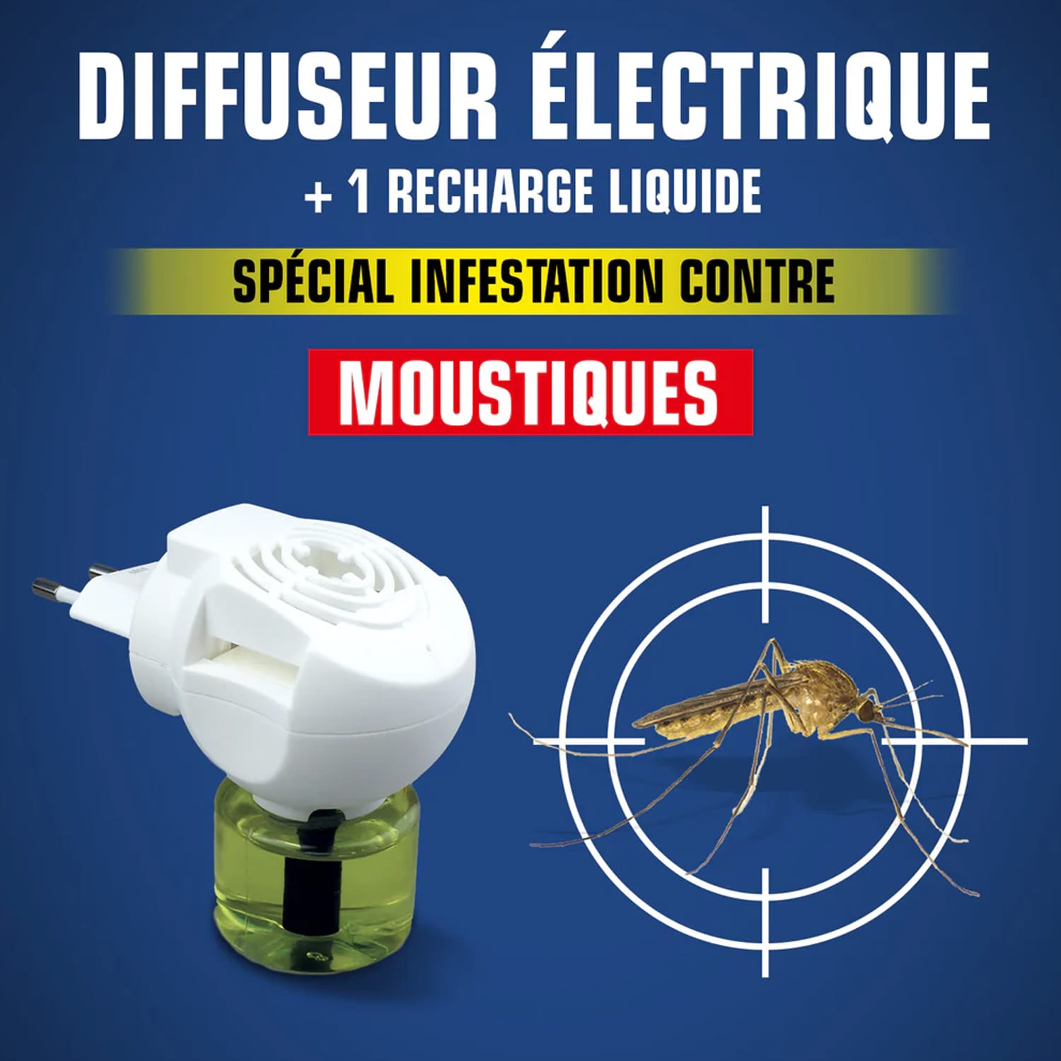 Diffuseur électrique + recharge anti-moustiques K.pro Expert