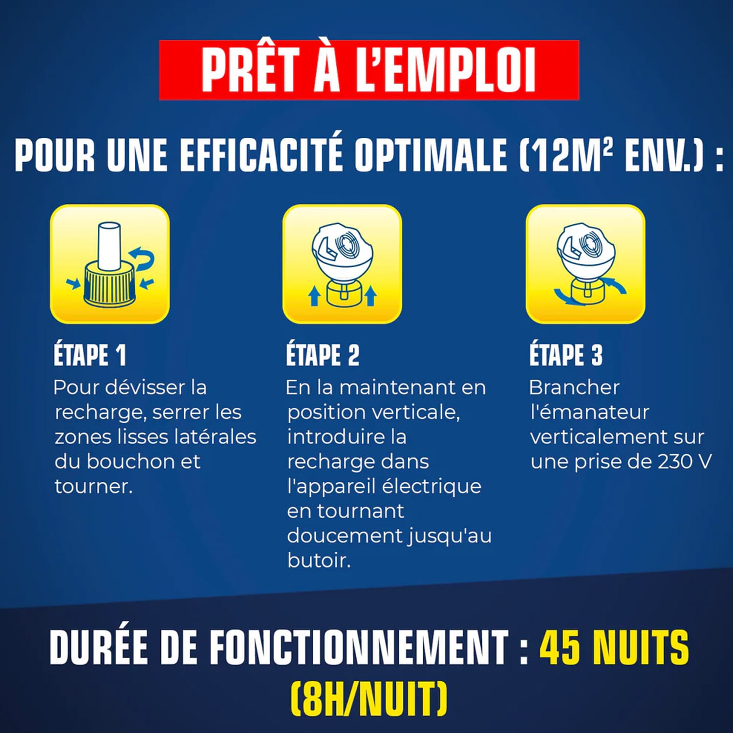 Diffuseur électrique + recharge anti-moustiques K.pro Expert